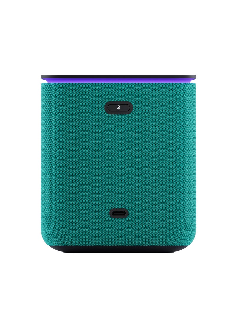 Yasmina - Smart Speaker with Human-Like AI Assistant | Use your voice to control smart home devices via Bluetooth or Wi-Fi, play music, Quran, and more (speaks Arabic, English) | size Midi | Emarald - Image 1