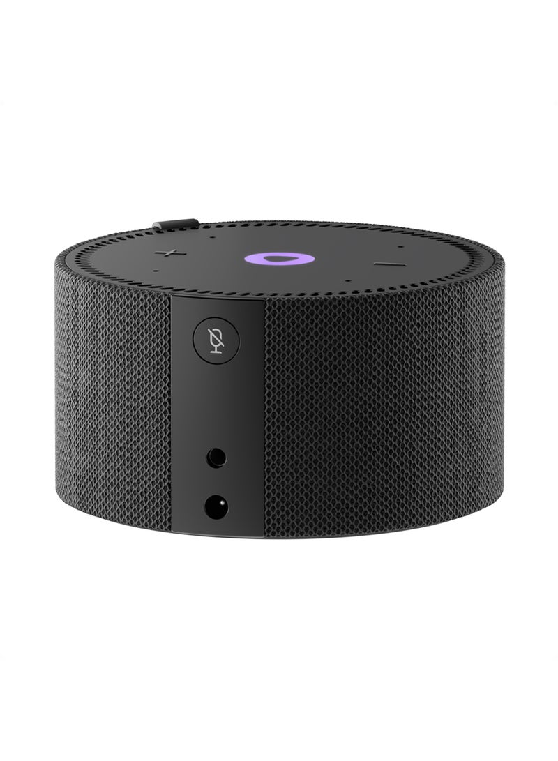 Yasmina - Smart Speaker with Human-Like AI Assistant | Use your voice to control smart home devices via Bluetooth or Wi-Fi, play music, Quran, and more (speaks Arabic, English) | size Mini | Black - Image 1