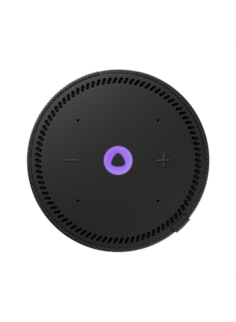 Yasmina - Smart Speaker with Human-Like AI Assistant | Use your voice to control smart home devices via Bluetooth or Wi-Fi, play music, Quran, and more (speaks Arabic, English) | size Mini | Black - Image 1