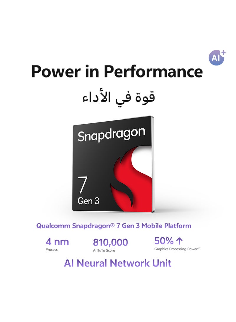 vivo V40 5G Dual SIM Nebula Purple 12GB RAM 512GB - Middle East Version  - Image 4