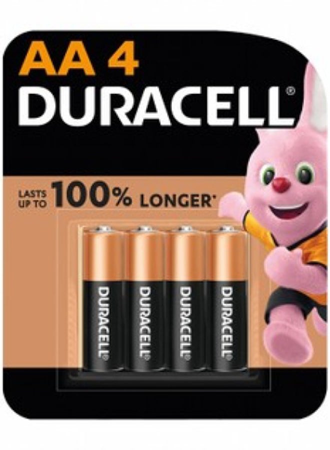 Duracell Duracell Battery AA Multicolor 1  x 4 pack 1.5 Silver  - Image 1