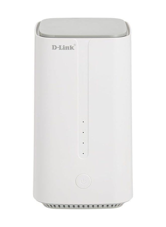 D-Link DWR 2000M 5G AX1800 router with 4 x Gigabit LAN ports, 1 x Gigabit WAN port, 1 x FXS port, 1 x USB 3.0 Routers White  - Image 1