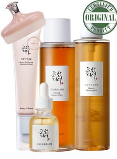 Beauty of Joseon Rejuvenate and Renew Ginseng Powered Pack & Face Scrubber - Ginseng Cleansing Oil - Ginseng Essence Water - Glow Serum Revive - Eye Serum Ginseng Retinal 360ml  - Image 2