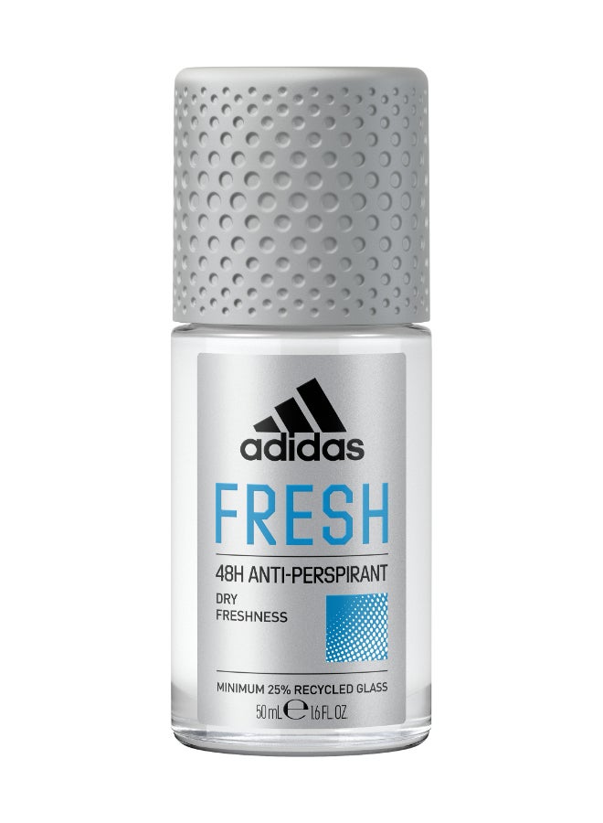 Adidas - Fresh Anti-Perspirant Roll On 50ml - Image 1