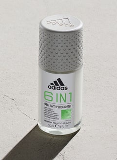 Adidas 6 In 1 Anti-Perspirant Roll On 50ml  - Image 2