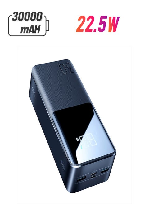 30000 mAh JOYROOM POWER BANK 22.5W 30000MAH PD QC3.0 AFC BLACK (JR-QP193) black