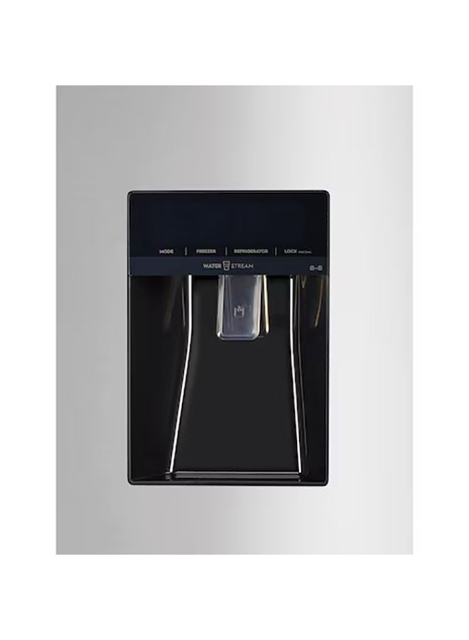 الكترولوكس 541L Gross Side by Side 2 Door Premium Refrigerator with Water Dispenser, 10 Year Warranty on NutriFresh Inverter Compressor, European Standard Side by Side Fridge ESE5441A-AME Dark Silver  - Image 5