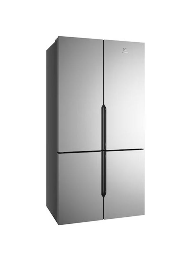 Electrolux 634L Gross Side by Side 4 Door Premium Refrigerator, 10 Year Warranty on Inverter Compressor, European Standard French Door Fridge, EvenTemp Cooling System EQE5600A-S Stainless Steel - Image 2