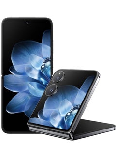 شاومي هاتف Mi Mix Flip 5G ثنائي الشريحة 12 جيجابايت + 512 جيجابايت، شاشة 6.86 بوصة، معالج Snapdragon 8 من الجيل الثالث ثماني النواة، بطارية 4780 مللي أمبير، شحن سريع 67 وات، إصدار عالمي - أسود  - Image 1