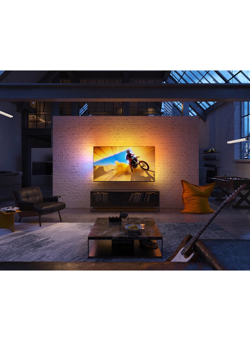 Philips 55 inch 4K QD MiniLED Ambilight Google Smart TV 55PML9109/98 Black - Image 4