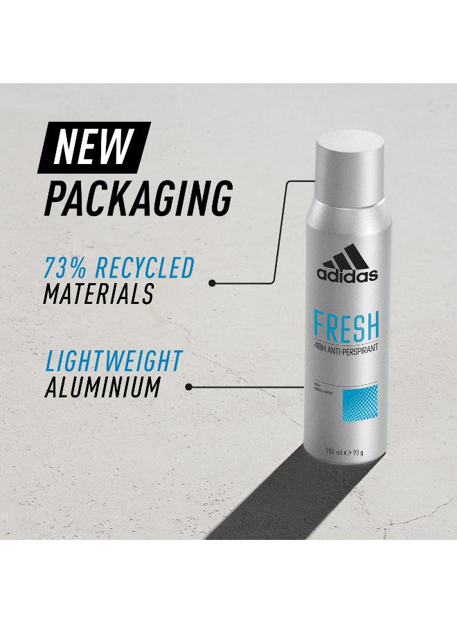 Adidas Fresh Anti-Perspirant Spray 150ml  - Image 3