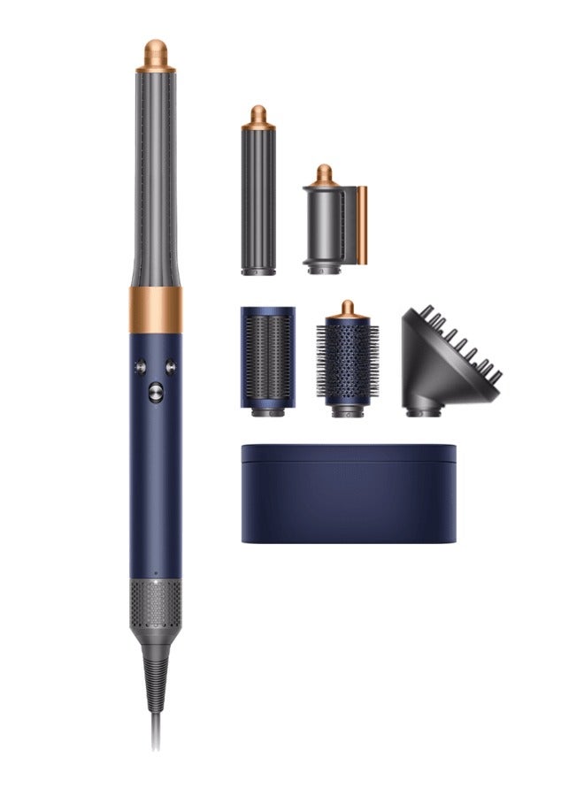 dyson Airwrap Multi-styler Complete Long With 8 Accessories - Uae Version Prussian Blue With Additional Diffuser 