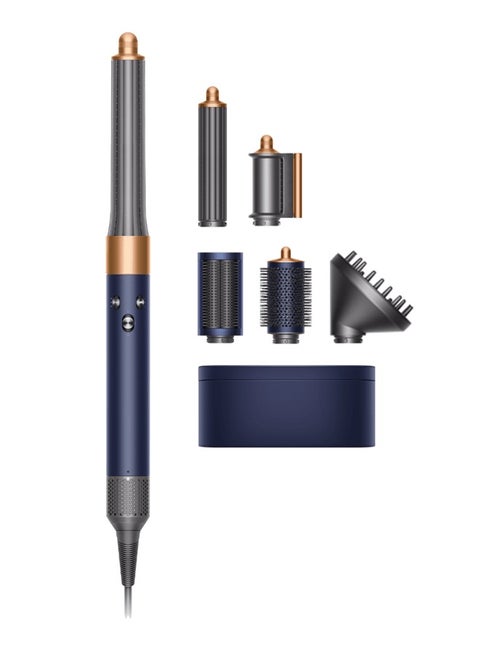 Airwrap Multi-styler Complete Long With 8 Accessories - Uae Version Prussian Blue With Additional Diffuser
