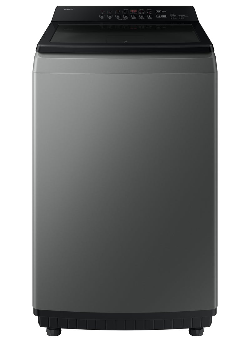 سامسونج غسالة ملابس تحميل علوي WA11DG5410BDAS سعة 11 كجم باب رمادي أسود  - Image 1