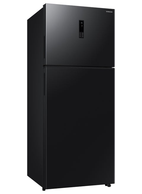 Samsung Refrigerator Top Mounted Freezer No Frost 419 Liter 2 Doors Digital Screen - RT40DG3110BVMR Black