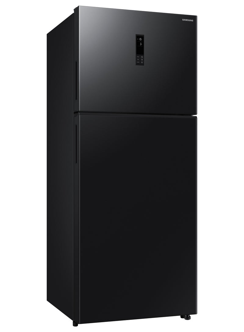 Samsung Refrigerator Top Mounted Freezer No Frost 419 Liter 2 Doors Digital Screen - RT40DG3110BVMR Black - Image 1