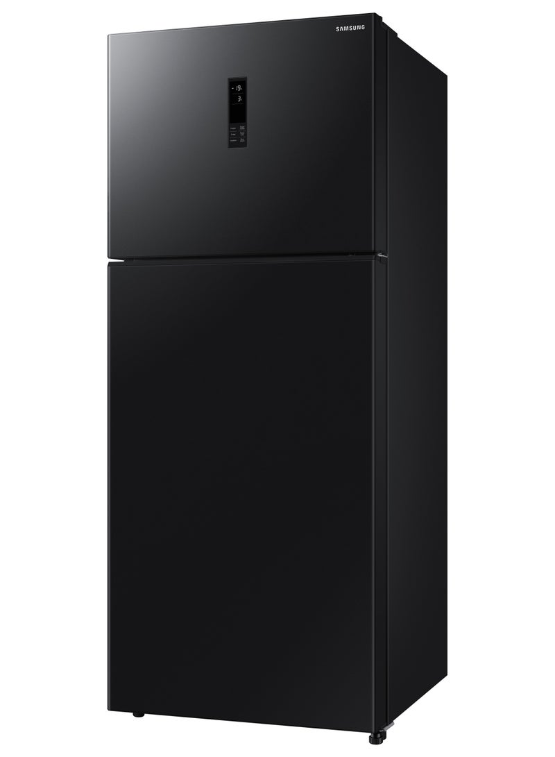 Samsung Refrigerator Top Mounted Freezer No Frost 419 Liter 2 Doors Digital Screen - RT40DG3110BVMR Black - Image 2