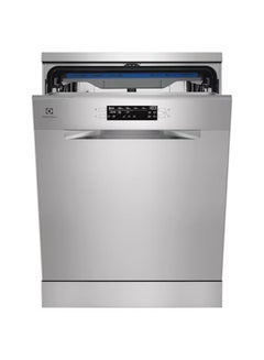 الكترولوكس Freestanding Dishwasher 60cm, 14 Place Settings, 8 Programs, Inverter Motor, Fully Automatic with advanced AirDry Technology, ExtraHygiene & Eco Program, SatelliteClean 1950 W ESM48311SX Stainless Steel  - Image 2