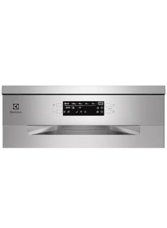 الكترولوكس Freestanding Dishwasher 60cm, 14 Place Settings, 8 Programs, Inverter Motor, Fully Automatic with advanced AirDry Technology, ExtraHygiene & Eco Program, SatelliteClean 1950 W ESM48311SX Stainless Steel  - Image 5