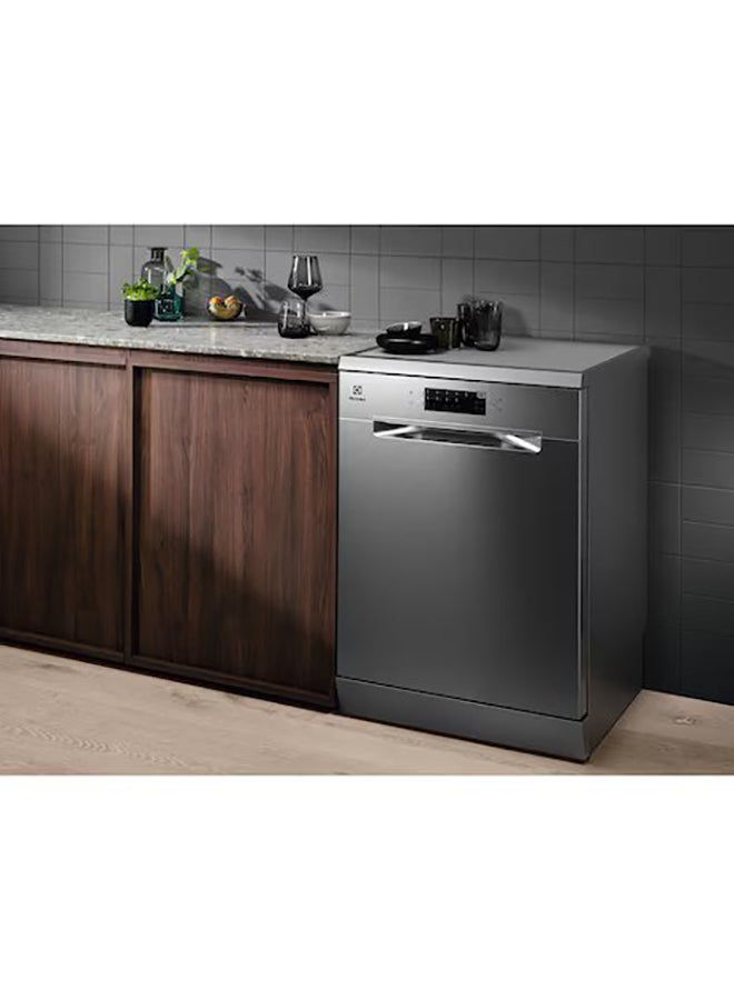 Electrolux - Freestanding Dishwasher 60cm, 13 Place Settings, 8 Programs, Inverter Motor, Fully Automatic with Advanced AirDry Technology, ExtraHygiene & Eco Program, Low Noise Level 13 kg 2000 W ESS47311SX Stainless steel - Image 1