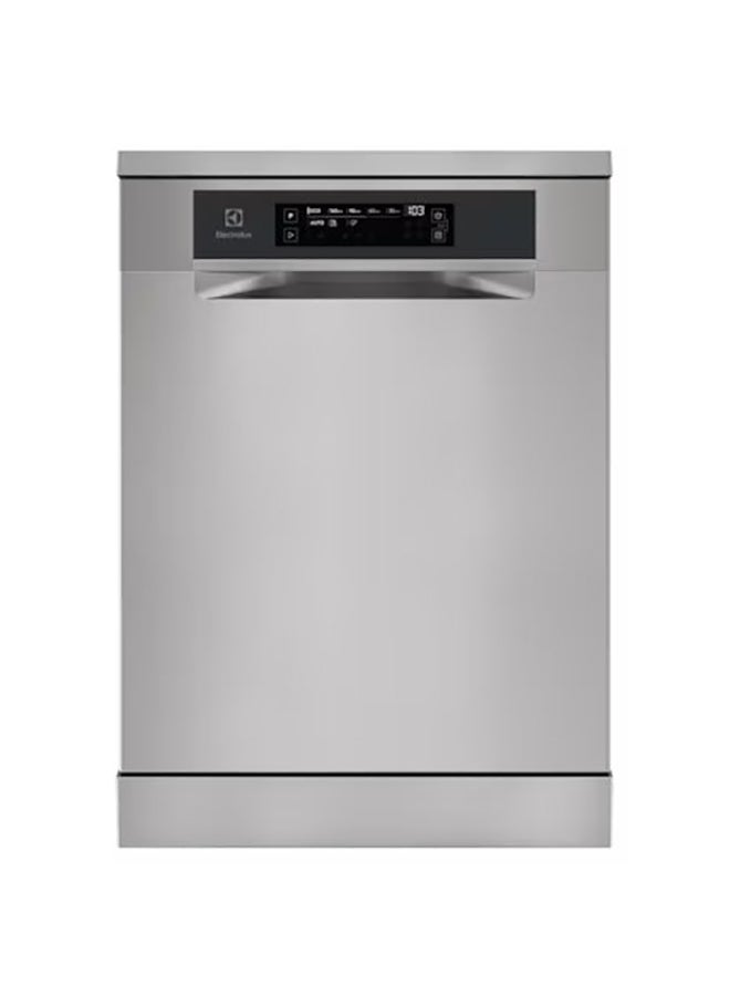 Electrolux 15 Place Settings Freestanding Dishwasher with 8 Programs, Made in ITALY, Inverter Motor, Fully Automatic with Satellite Clean Technology, Sensor Control, Low Noise Level 2000 W ESZ89300SX Stainless Steel  - Image 1