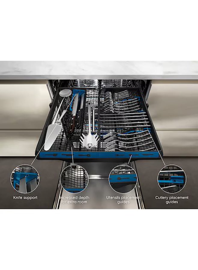 Electrolux 15 Place Settings Freestanding Dishwasher with 8 Programs, Made in ITALY, Inverter Motor, Fully Automatic with Satellite Clean Technology, Sensor Control, Low Noise Level 2000 W ESZ89300SX Stainless Steel  - Image 5