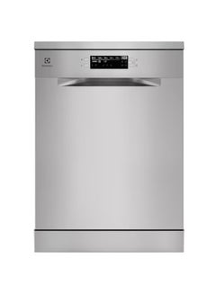 الكترولوكس 13 Place Settings Freestanding Dishwasher with 8 Programs, Made in ITALY, Inverter Motor, Comfort Lift, Fully Automatic with Satellite Clean Technology, Sensor Control 2000 W ESC67300SX Stainless Steel  - Image 1