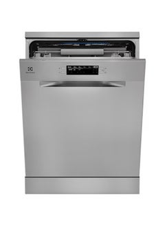 الكترولوكس 13 Place Settings Freestanding Dishwasher with 8 Programs, Made in ITALY, Inverter Motor, Comfort Lift, Fully Automatic with Satellite Clean Technology, Sensor Control 2000 W ESC67300SX Stainless Steel  - Image 2