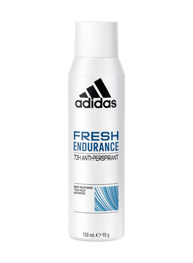 Adidas Fresh Endurance Anti-Perspirant Spray 150ml  - Image 1
