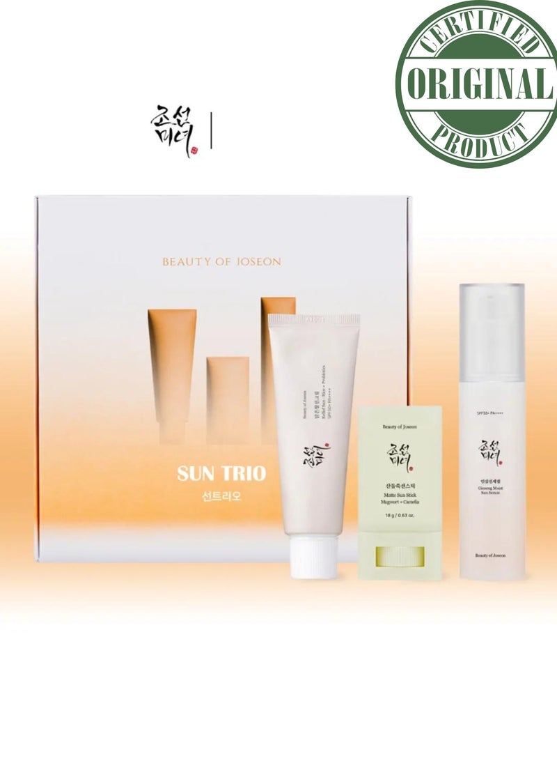 Beauty of Joseon Ultimate Sun Protection & Nourishment Set - Broad Spectrum SPF 50 Sunscreen Lotion, SPF 50 Sunscreen Stick, & Revitalizing Ginseng Serum for All Skin Types 118ml  - Image 2