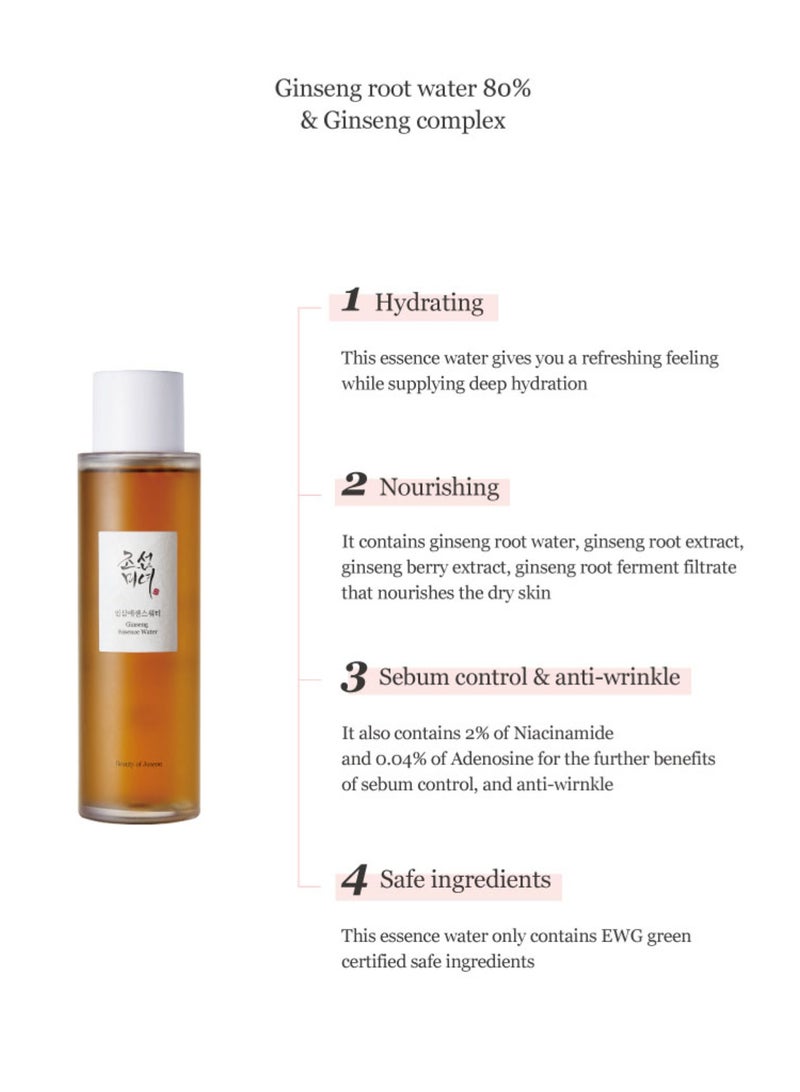 Beauty of Joseon - Ginseng Skincare Routine Kit - Ginseng Essence Water - Snail Repair Serum & Retinal Eye Serum For the Ultimate Hydration & Anti-Aging Collection for Glowing, Youthful Skin 240ml - Image 1