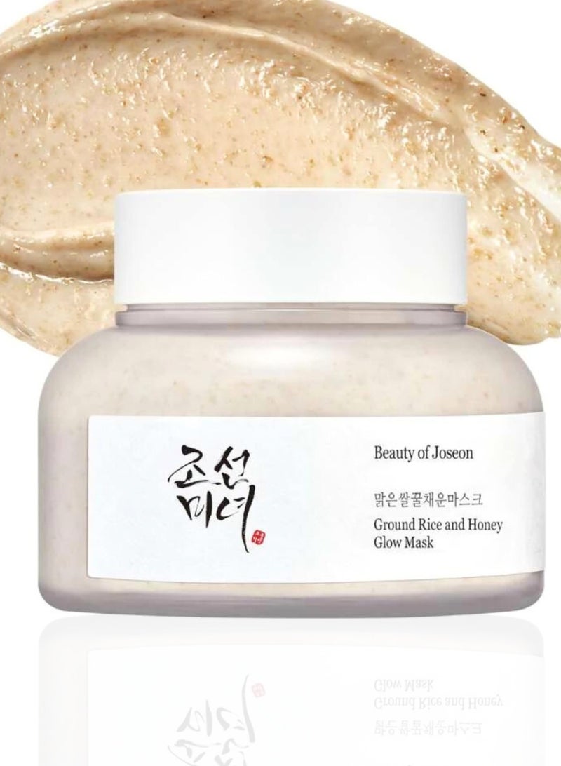 Beauty of Joseon Ground Rice and Honey Glow Mask 150ml - Exfoliating and Nourishing Face Mask for Radiant, Smooth Skin 150ml  - Image 1