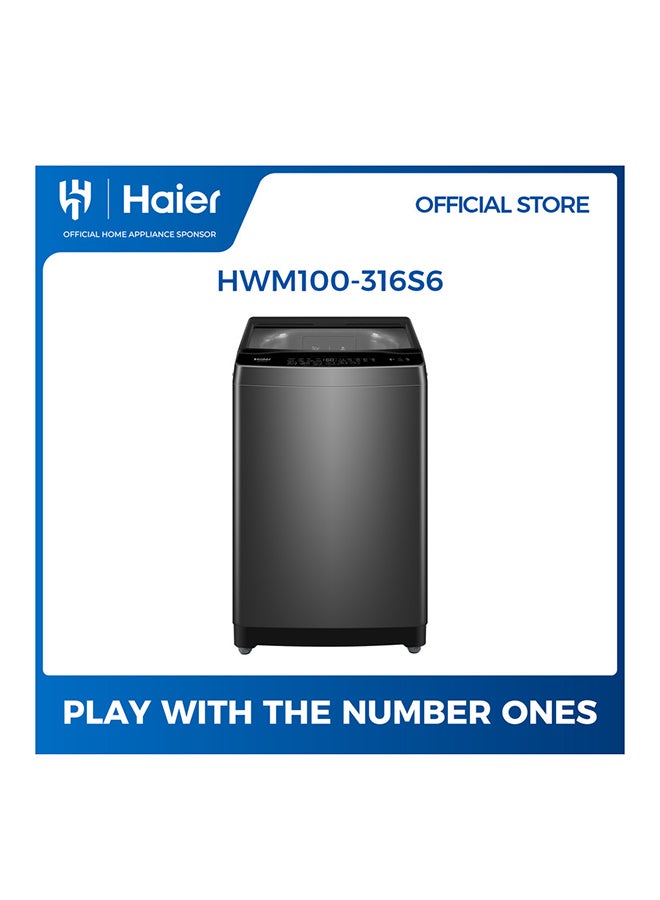 Top Load Washing Machine 10 kg - HWM100-316S8 Dark Silver