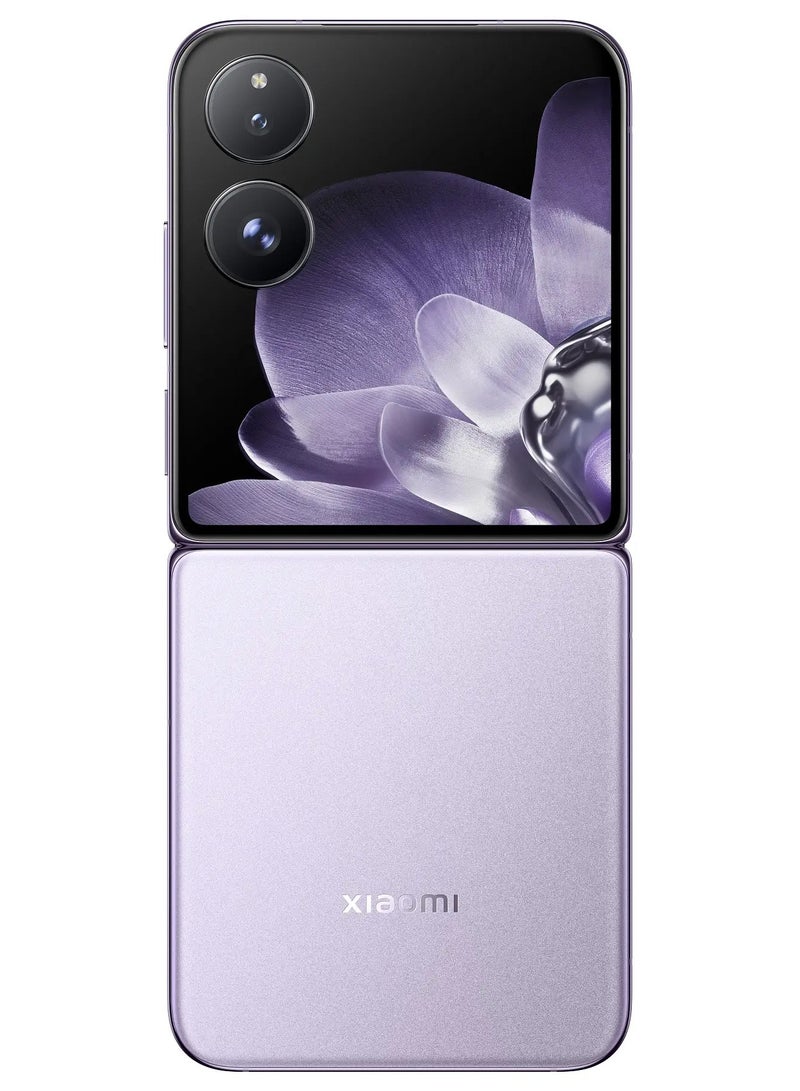 شاومي هاتف Mi Mix Flip 5G ثنائي الشريحة 12 جيجابايت + 512 جيجابايت، شاشة 6.86 بوصة، معالج LTPO AMOLED Snapdragon 8 من الجيل الثالث، ثماني النواة، بطارية 4780 مللي أمبير، شحن سريع 67 وات، إصدار عالمي - أرجواني  - Image 4