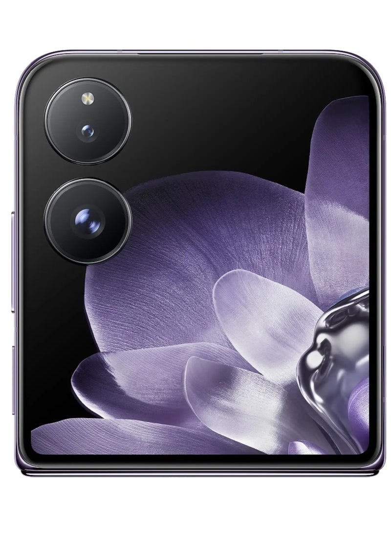 شاومي هاتف Mi Mix Flip 5G ثنائي الشريحة 12 جيجابايت + 512 جيجابايت، شاشة 6.86 بوصة، معالج LTPO AMOLED Snapdragon 8 من الجيل الثالث، ثماني النواة، بطارية 4780 مللي أمبير، شحن سريع 67 وات، إصدار عالمي - أرجواني  - Image 5