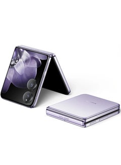 شاومي هاتف Mi Mix Flip 5G ثنائي الشريحة 12 جيجابايت + 512 جيجابايت، شاشة 6.86 بوصة، معالج LTPO AMOLED Snapdragon 8 من الجيل الثالث، ثماني النواة، بطارية 4780 مللي أمبير، شحن سريع 67 وات، إصدار عالمي - أرجواني  - Image 2