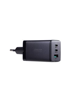 JOYROOM Fast GaN Charger 65W USB-A, 2x USB-C + USB-C - USB-C Cable 100W 1.2m (TCG01) Black  - Image 3