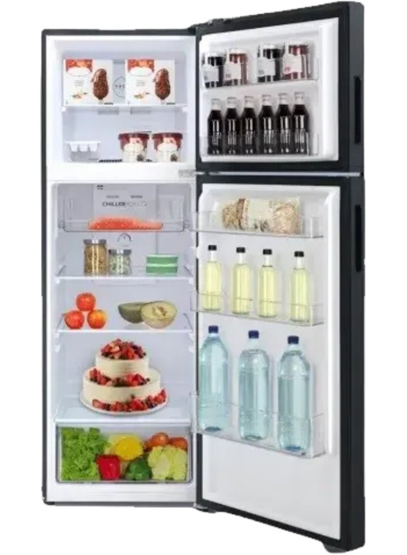 Refrigerator  2-Door , With Chiller Zone system, Fresh Box, Deo Technology Filter, TWIN-Inverter 357 Liter - Black Metal Color - HRF-380TMBM black - pnsku/N70102484V/45/_/1724308376/817d6d3e-86fe-437f-af70-adecd1983d7b
