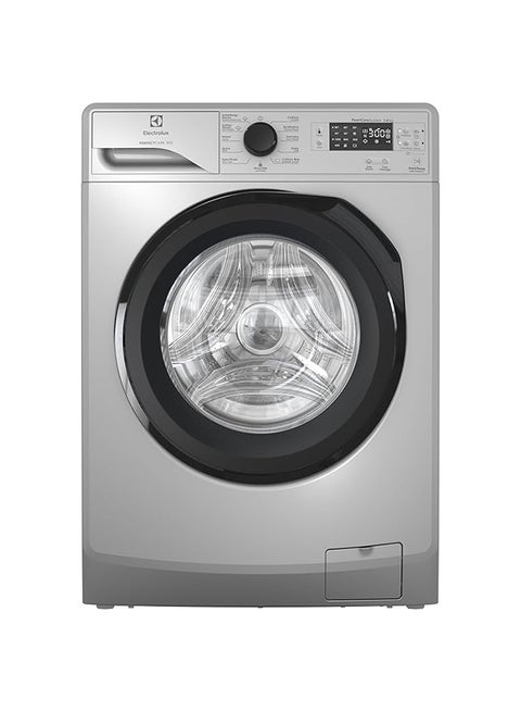 8KG Inverter Motor Front Load Washing Machine, 1200 RPM & 5 Star Energy Saving, 12 Programs, Extremely Low Noise, Steam Care, AutoSense & EcoBall Features, Fully Automatic Washer 1850 W EWF8241SB5 Silver
