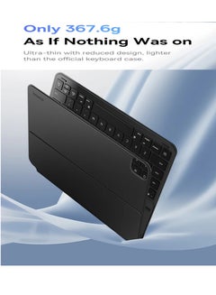 Baseus Magnetic Keyboard Case for iPad Air4/Air5 10.9″ /Pad Pro (2018/2020/2021/2022) 11″ Bluetooth 5.3V Detachable Keyboard Case for iPad 10th Gen, Ultra Thin and Long Lasting Battery Life 150 Hours Black  - Image 4