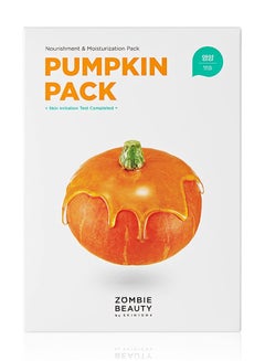 skin1004 Pumpkin Pack (1Box -16ea) Anti-Wrinkle Care Solutions- Face Mask Orange  - Image 1