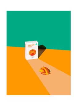 skin1004 Pumpkin Pack (1Box -16ea) Anti-Wrinkle Care Solutions- Face Mask Orange  - Image 2