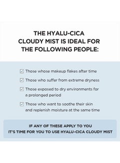 skin1004 Hyalu-CICA Cloudy Mist 4.05 fl.oz, 120ml, Hyalu Cica Formula with Green Tea Water, Hydrating and Calming Multi-Care Solutions Hyalu-CICA Mist 4.05 fl oz  - Image 5