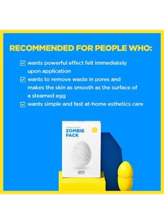 skin1004 Zombie Pack And Activator Kit 16g Set of 8 Wash-Off Face Mask, Anti-Aging, Pore Tightening, Hydrating  - Image 4