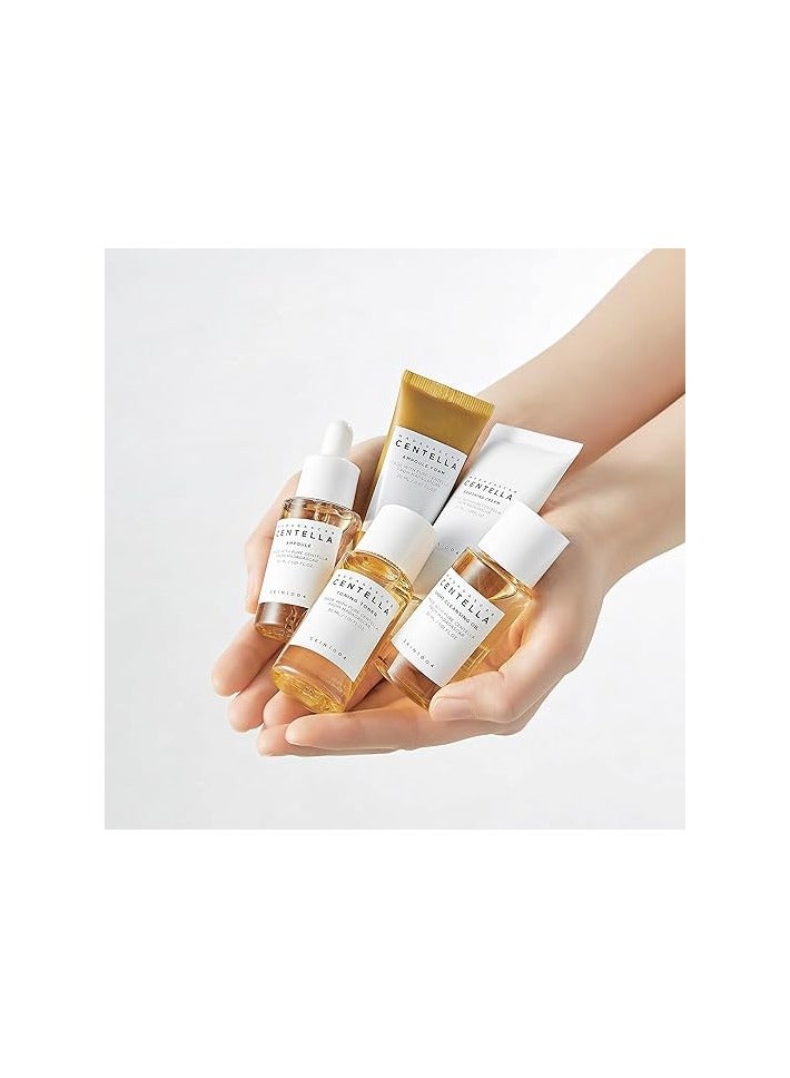 سكين1004 مجموعة سفر مدغشقر سنتيلا، صندوق للعناية بالبشرة الأساسية، حجم صغير، مهدئ ومهدئ - Image 4