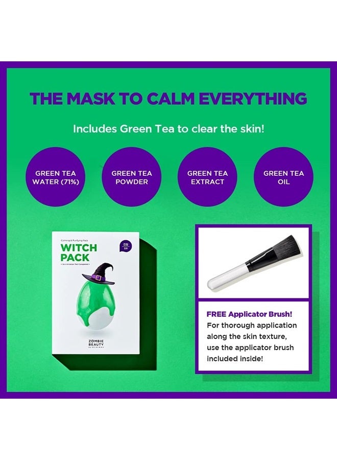 Witch Pack 1xBox - 8ea, Creamy Mud Pack with Green Tea, Water Calming Purifying Pore Care Witch Pack - pnsku/N70102574V/45/_/1724323696/dfdf8d7e-44bd-450f-8433-7ebff8be8969