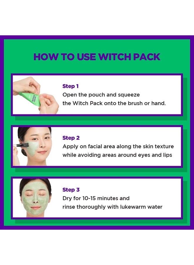 Witch Pack 1xBox - 8ea, Creamy Mud Pack with Green Tea, Water Calming Purifying Pore Care Witch Pack - pnsku/N70102574V/45/_/1724323697/b91a7c02-9467-4556-ae6b-a5d55df2cdf5