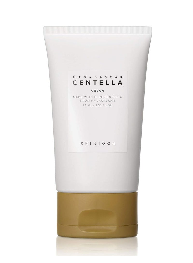 skin1004 - Madagascar Centella Cream - 75ML, Quadruple Ceramide Complex, Strengthens Skin Barrier, Moisturizes and Soothes Dry, Sensitive Skin Brown - Image 1