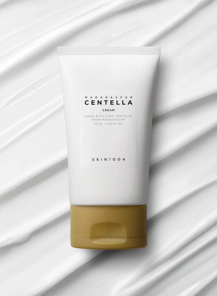 skin1004 - Madagascar Centella Cream - 75ML, Quadruple Ceramide Complex, Strengthens Skin Barrier, Moisturizes and Soothes Dry, Sensitive Skin Brown - Image 1
