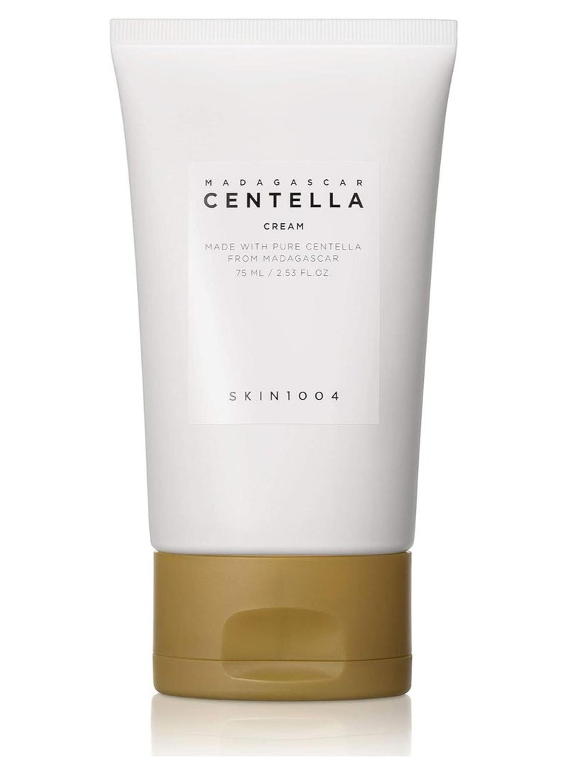 SKIN1004 Madagascar Centella Cream - 75ML, Quadruple Ceramide Complex, Strengthens Skin Barrier, Moisturizes and Soothes Dry, Sensitive Skin Brown - Image 1